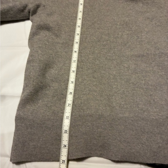 Fairway & Greene Italian Merino Wool 1/4 Zip Size XL Lined Golf Sweater Money - Picture 4 of 6